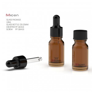 10ml Dropper/Screw Cap Glass Bottle